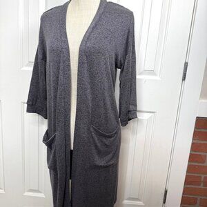 Agnes and Dora Heather-Gray Forever Cardigan - XL